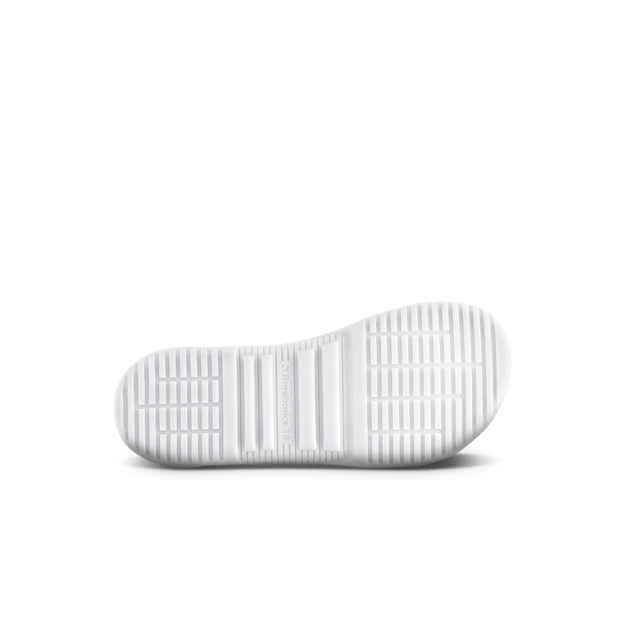 Barefoot Sneakers Barebarics Zing Velcro - All White - Leather