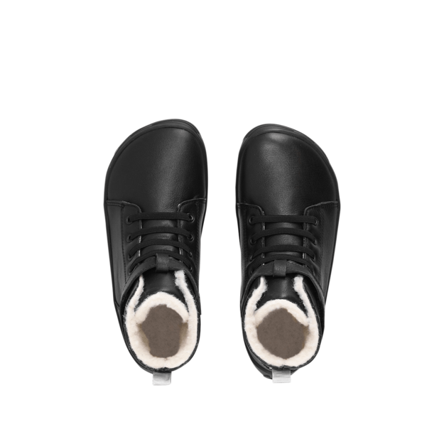 Winter barefoot boots Be Lenka Winter Kids - All Black