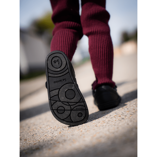 Kids barefoot sneakers Be Lenka Scoot Kids - All Black
