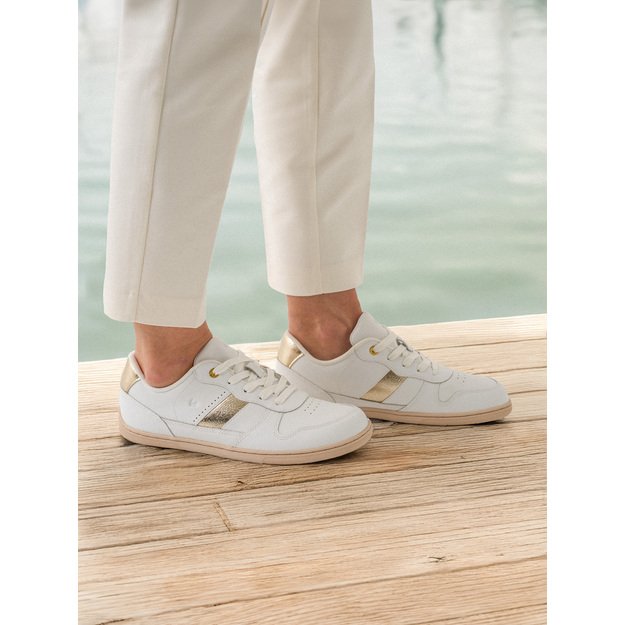 Barefoot Sneakers Be Lenka Cellestia - White & Gold