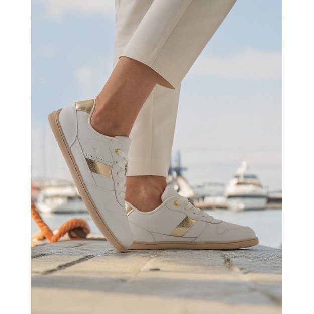 Barefoot Sneakers Be Lenka Cellestia - White & Gold