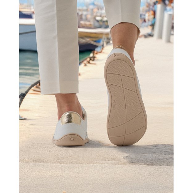 Barefoot Sneakers Be Lenka Cellestia - White & Gold