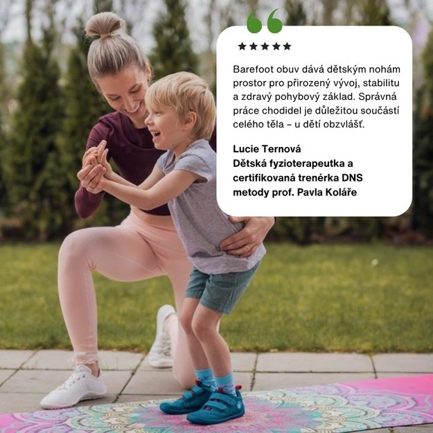 Dětsk&eacute; Barefoot Sand&aacute;ly GROUNDIES&reg; Twig Khaki Žlut&eacute;