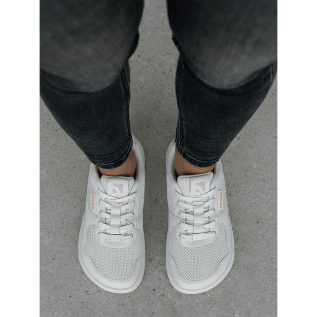 Barefoot Sneakers Barebarics Zing - Fresh - White & Coral Pink 43 dydis. Šiauliai, Dvaro g. 55