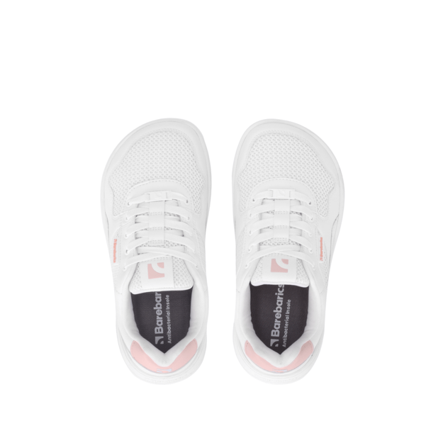 Barefoot Sneakers Barebarics Zing - Fresh - White & Coral Pink 43 dydis. Šiauliai, Dvaro g. 55