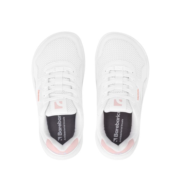 Barefoot Sneakers Barebarics Zing - Fresh - White & Coral Pink 43 dydis. Šiauliai, Dvaro g. 55
