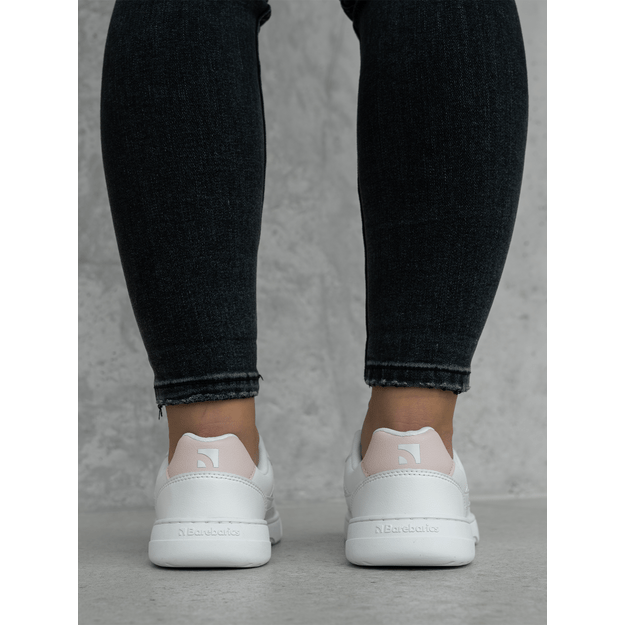 Barefoot Sneakers Barebarics Zing - Fresh - White & Coral Pink 43 dydis. Šiauliai, Dvaro g. 55