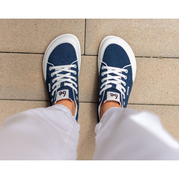 Barefoot kedai Be Lenka Rebound Denim - tamsiai mėlyno džinso