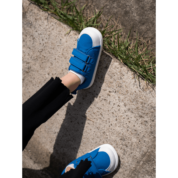 Vaikiški barefoot kedai Be Lenka Canvi Kids - mėlyna