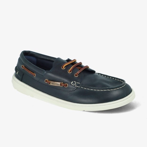 Barefoot Polobotky GROUNDIES&reg; Tide Modro B&iacute;l&eacute;