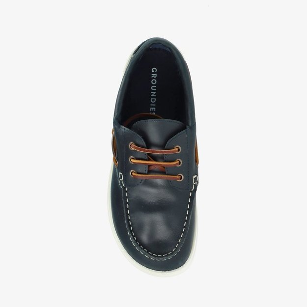 Barefoot Polobotky GROUNDIES&reg; Tide Modro B&iacute;l&eacute;