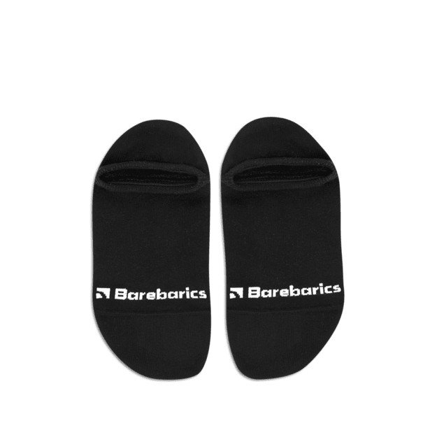 Barebarics - Barefoot Socks - No-Show - Black