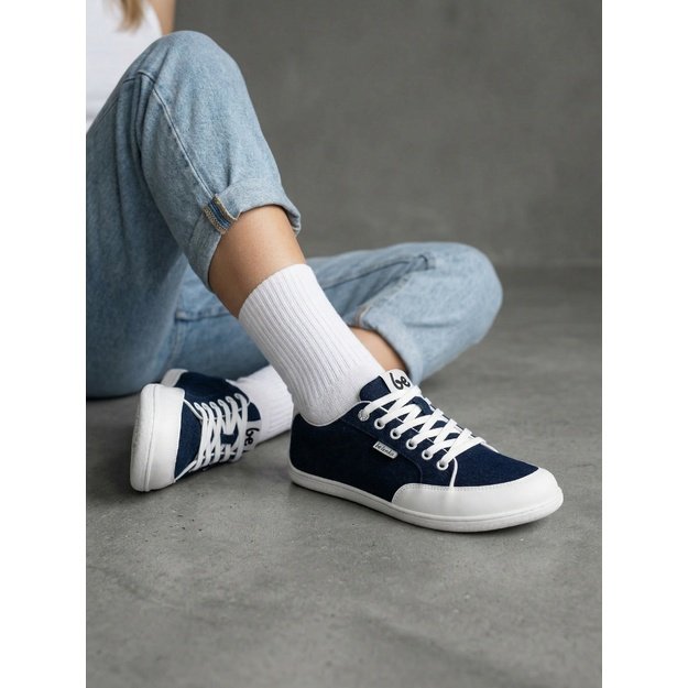 Barefoot Sneakers Be Lenka Rebound - Dark Blue & White