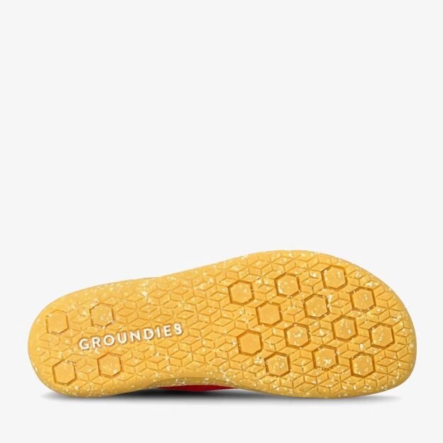 Moteriški GROUNDIES® Active Knit barefoot sportbačiai raudona 6