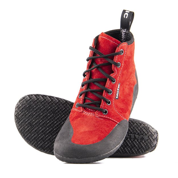 SALTIC barefoot batai  Outdoor  High raudona