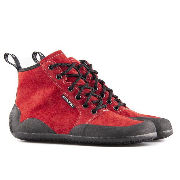 SALTIC barefoot batai  Outdoor  High raudona