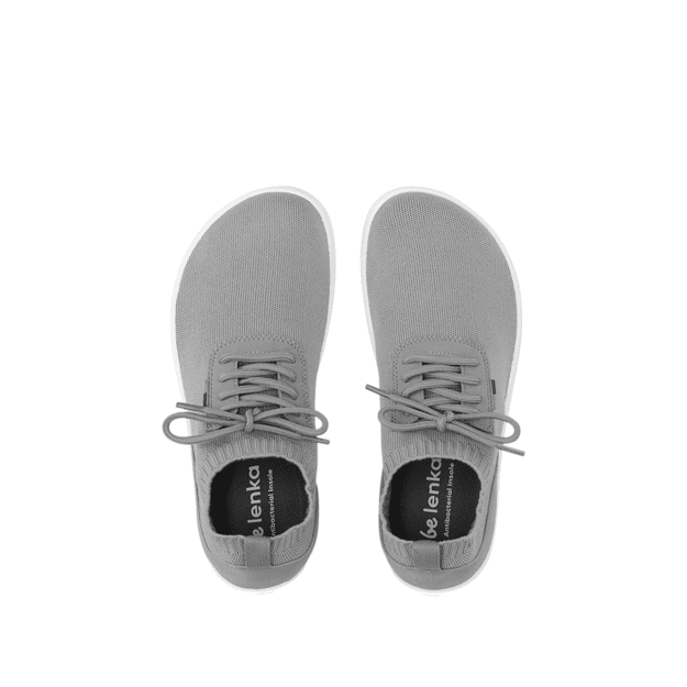 Barefoot Sneakers - Be Lenka Stride - Grey & White
