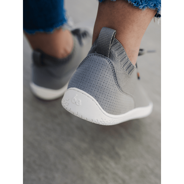 Barefoot Sneakers - Be Lenka Stride - Grey & White