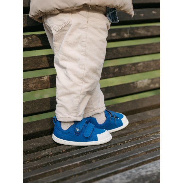 Kids barefoot sneakers Be Lenka Canvi Preschool - Blue