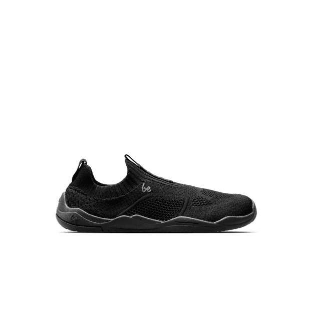 Kids Barefoot Slip-on Shoes Be Lenka Luppo Junior - All Black