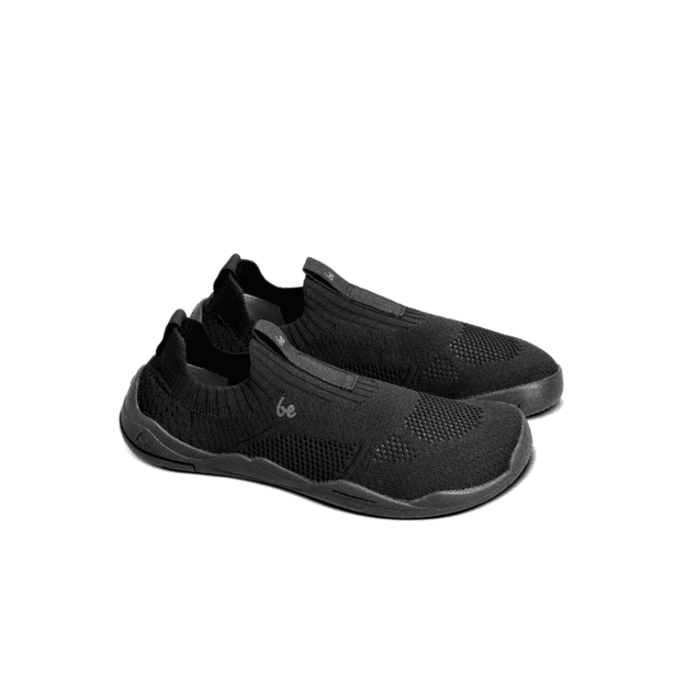 Kids Barefoot Slip-on Shoes Be Lenka Luppo Junior - All Black