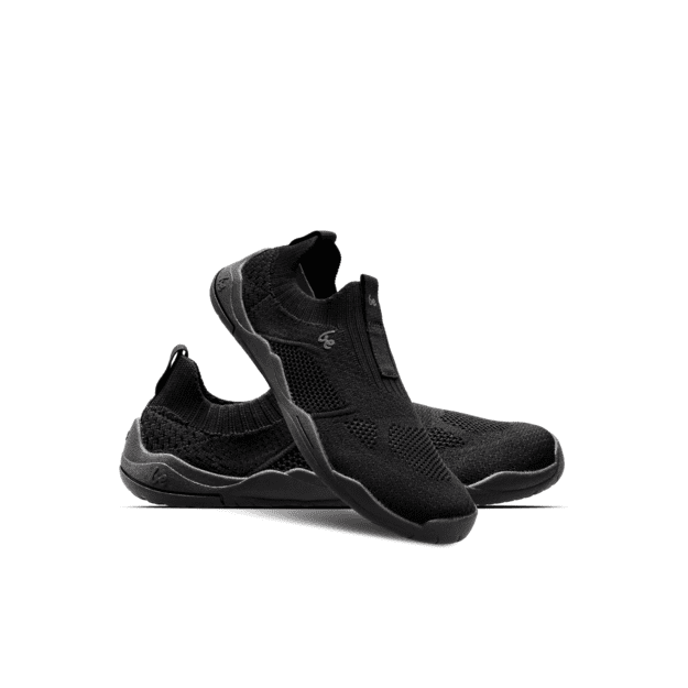 Kids Barefoot Slip-on Shoes Be Lenka Luppo Junior - All Black