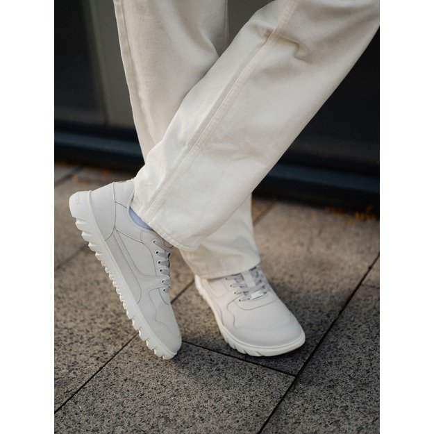 Barefoot Sneakers Barebarics Zing Frost - Light Grey & White