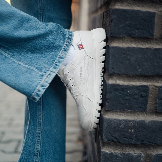 Barefoot Sneakers Barebarics Zing Frost - Light Grey & White