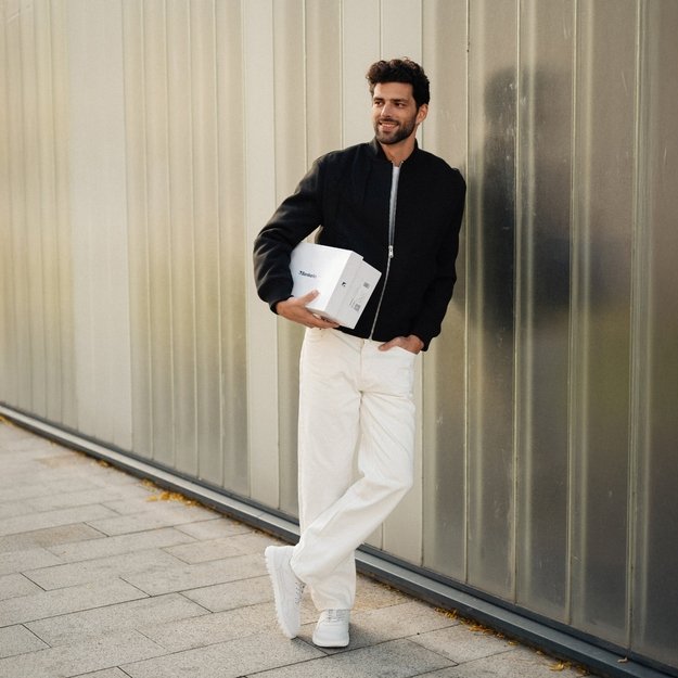 Barefoot Sneakers Barebarics Zing Frost - Light Grey & White