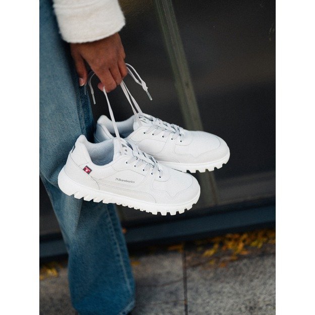Barefoot Sneakers Barebarics Zing Frost - Light Grey & White