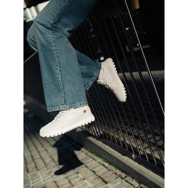 Barefoot Sneakers Barebarics Zing Frost - Light Grey & White