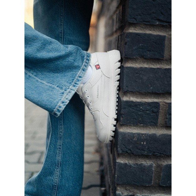 Barefoot Sneakers Barebarics Zing Frost - Light Grey & White