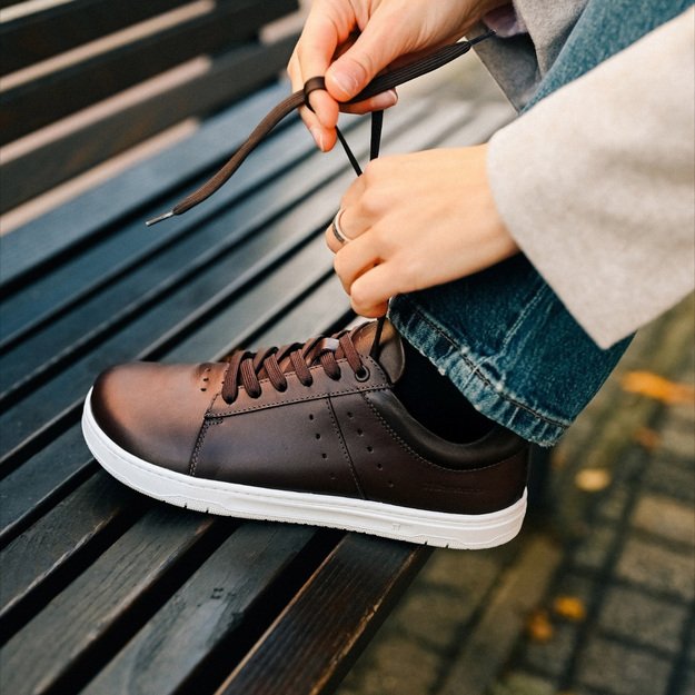 Barefoot Sneakers Barebarics Enigma - Dark Brown