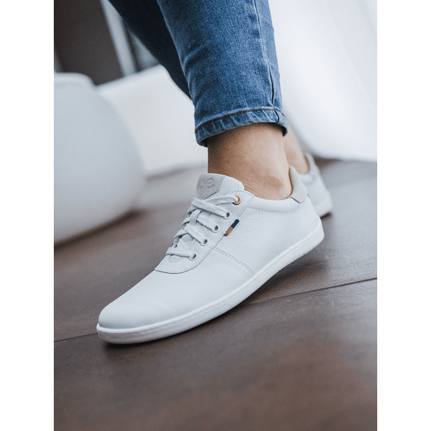 Barefoot Shoes - Be Lenka - Royale - White & Beige
