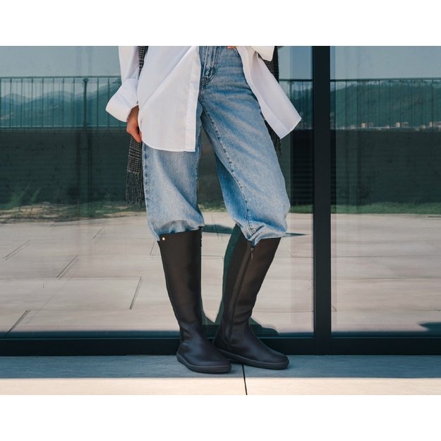 Barefoot Knee-high Boots Be Lenka Symphony - Black