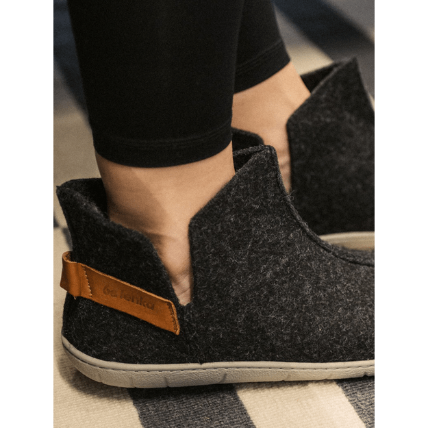 Barefoot slippers Be Lenka Chillax - Ankle-cut - Black