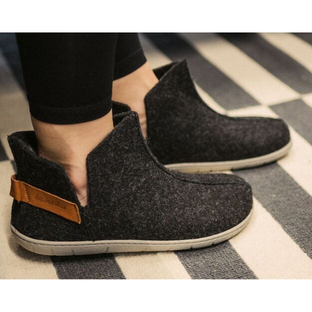 Barefoot slippers Be Lenka Chillax - Ankle-cut - Black