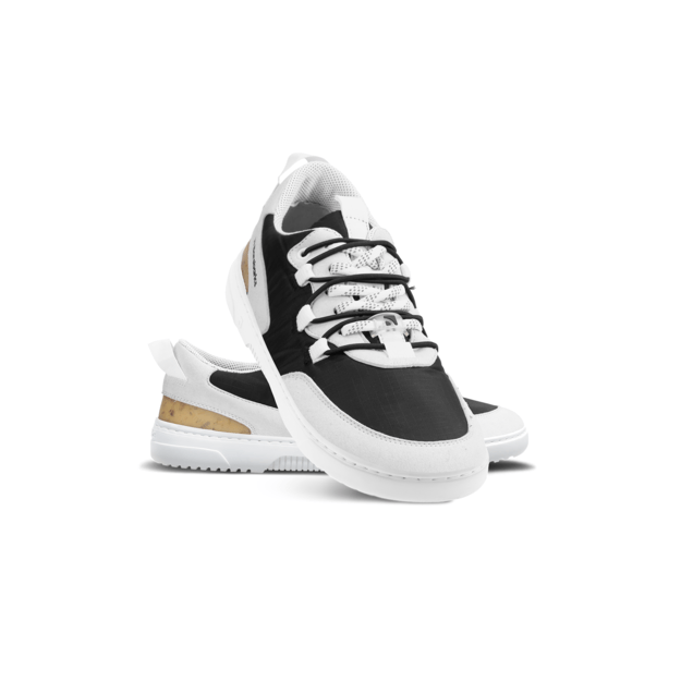Barefoot Sneakers Barebarics Revive - Light Grey & Black