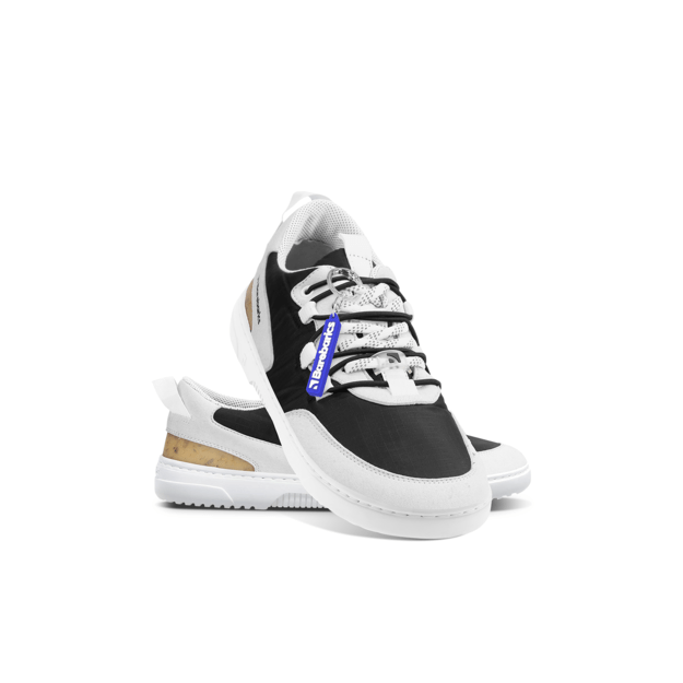 Barefoot Sneakers Barebarics Revive - Light Grey & Black