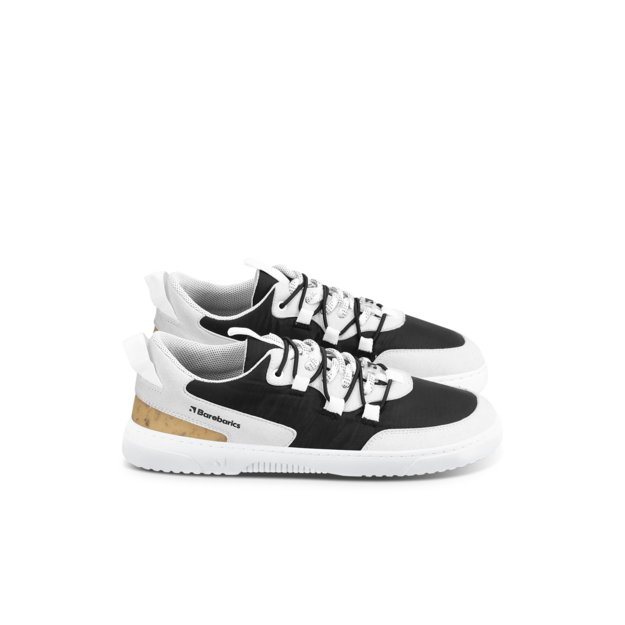 Barefoot Sneakers Barebarics Revive - Light Grey & Black