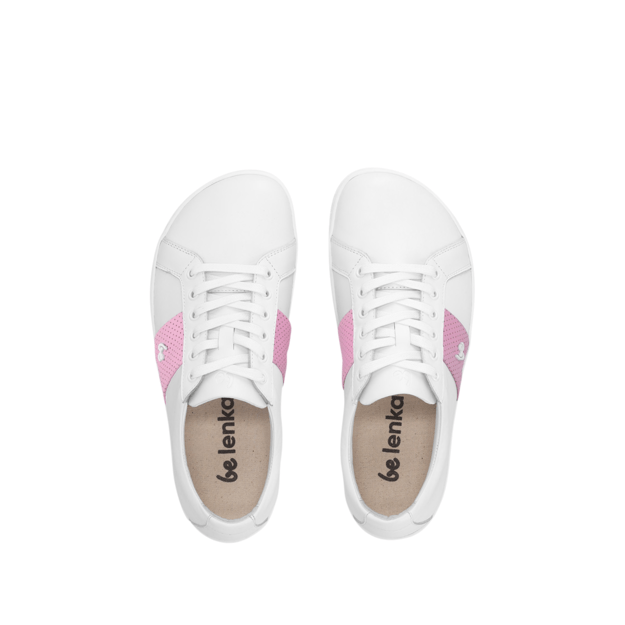 Barefoot Sneakers Be Lenka Elite - White & Pink
