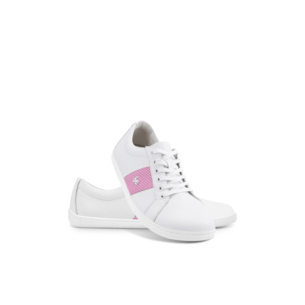 Barefoot Sneakers Be Lenka Elite - White & Pink
