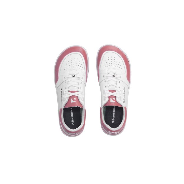 Barefoot Sneakers Barebarics Wave - White & BubbleGum Pink