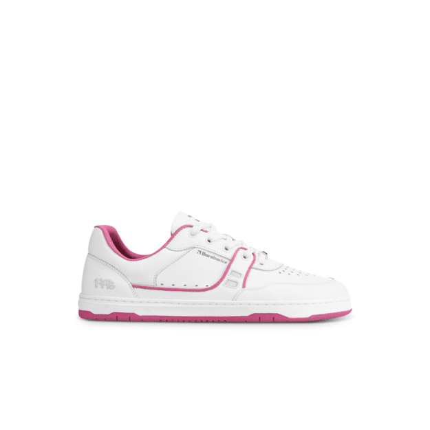 Barefoot Sneakers Barebarics Arise - White & Raspberry Pink