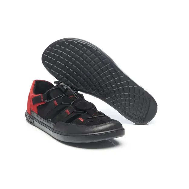 ZAQQ barefoot laisvalaikio batai Qerry Black Red 