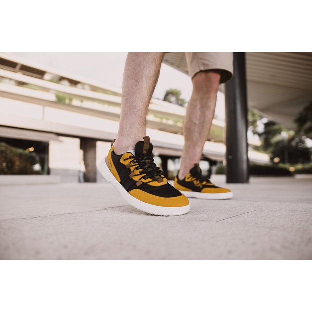 Barefoot Sneakers Barebarics - Revive - Golden Yellow & Black