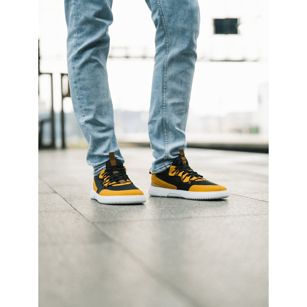 Barefoot Sneakers Barebarics - Revive - Golden Yellow & Black