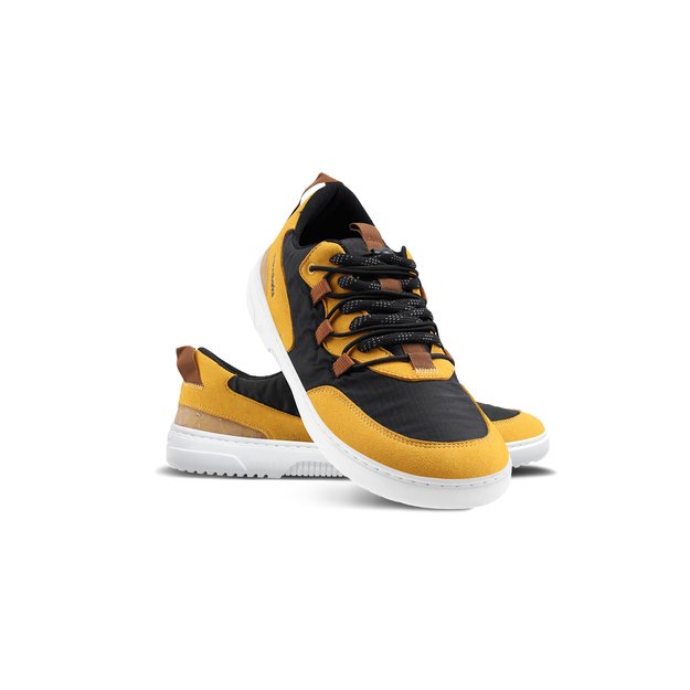 Barefoot Sneakers Barebarics - Revive - Golden Yellow & Black