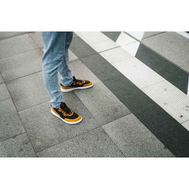 Barefoot Sneakers Barebarics - Revive - Golden Yellow & Black