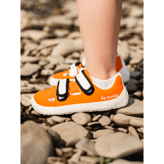 Be Lenka Kids barefoot sneakers Seasiders - Orangy